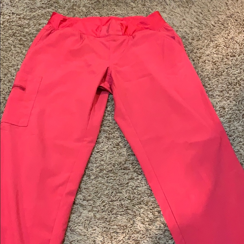 Bootcut scrub pants